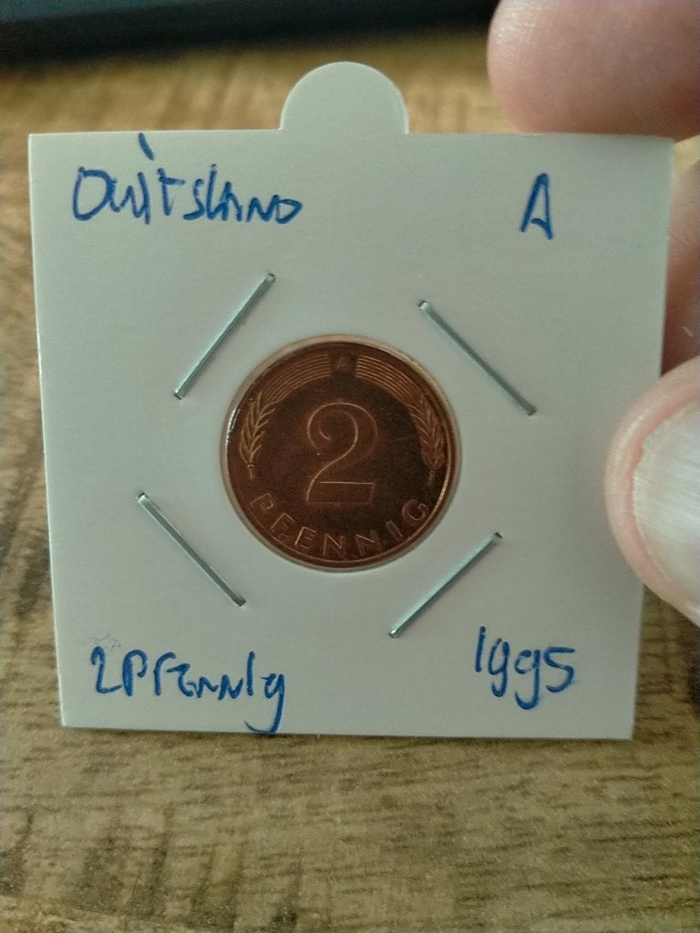 Duitsland 2 Pfennig 1995 A, Verzenden, Duitsland, Losse munt