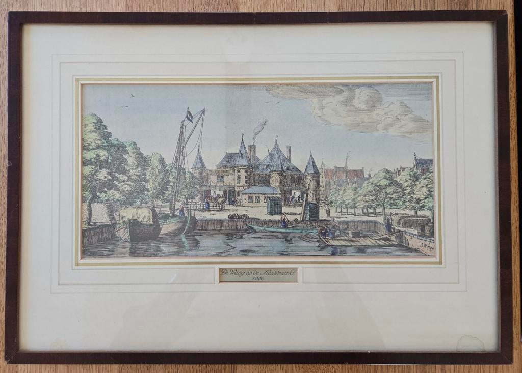 De Waag op denieuwe markt 1660, Ophalen of Verzenden