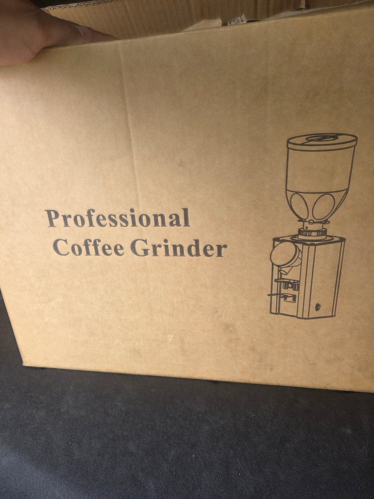 Professionele Koffiemolen - Nieuw in Doos, Overige modellen, 10 kopjes of meer, Nieuw, Koffiebonen