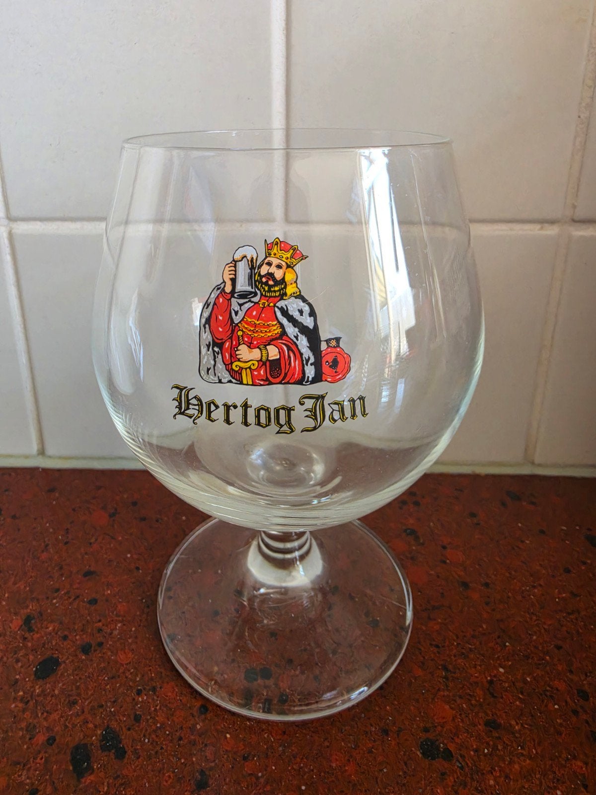 Hertog Jan ballon glas, Verzamelen, Ophalen of Verzenden, Zo goed als nieuw, Glas of Glazen, Hertog Jan