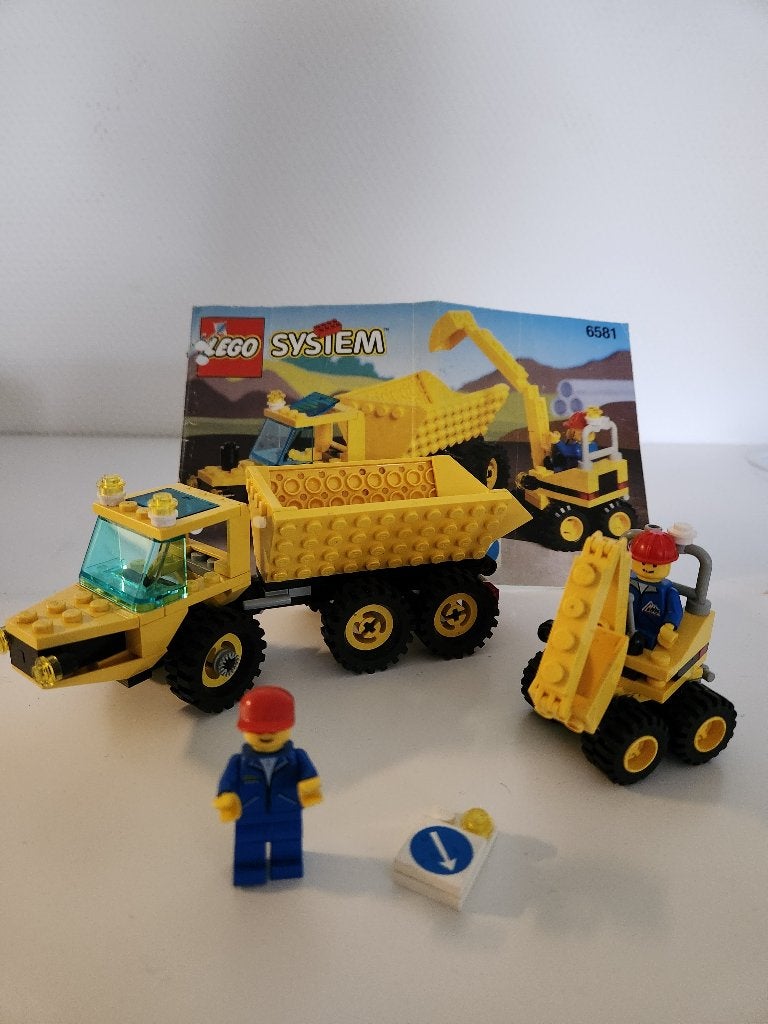 Lego 6581 Dig n’ dump, Gebruikt, Lego, Ophalen of Verzenden, Inclusief minifiguren