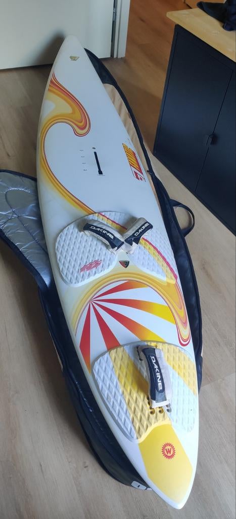 Windsurfplank Fanatic Goya 80 Carbon Kevlar, Watersport en Boten, Windsurfen, Gebruikt, Plank, Minder dan 250 cm, Met vin(nen)