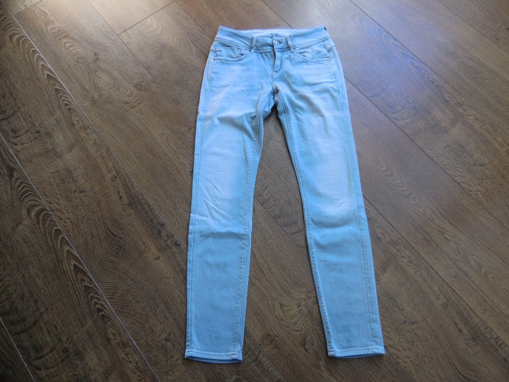 Lichte G-star Lynn mid skinny 29/32, Blauw, Ophalen of Verzenden, W28 - W29 (confectie 36), Gedragen