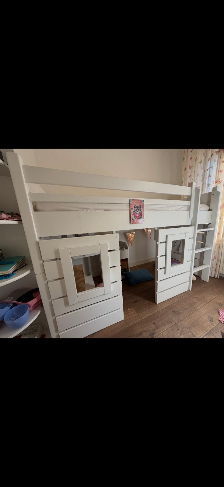 Alta Doorgroeibed/hoogslaper incl matras en  lattenbodem, Kinderen en Baby's, Kinderkamer | Stapelbedden en Hoogslapers, Ophalen