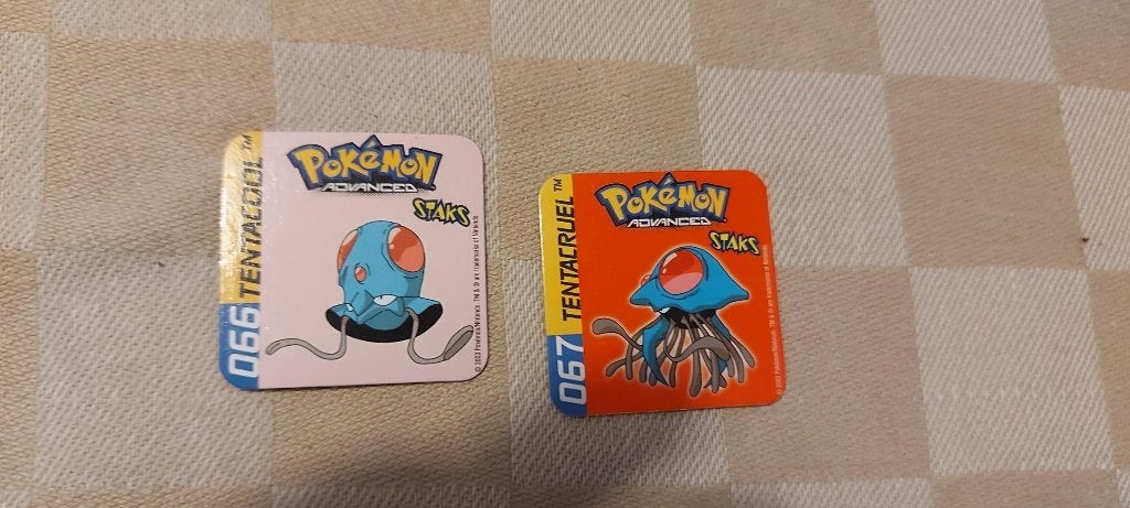 magneten speelgoed pokemon panini Tentacool Tentacruel, Ophalen of Verzenden, Nieuw