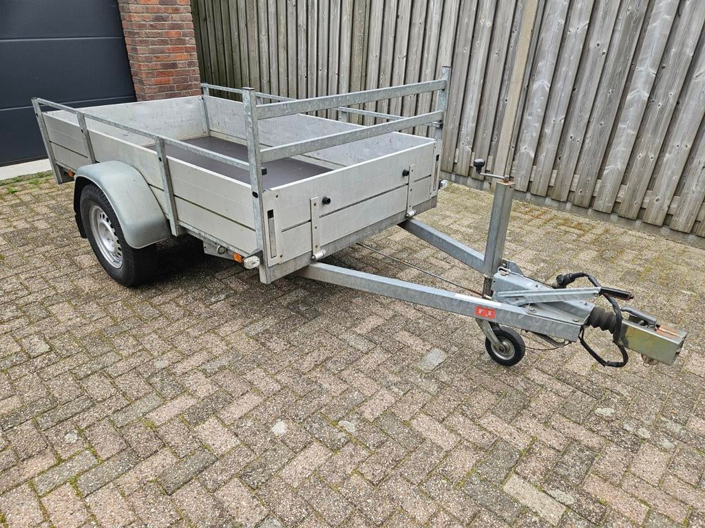Anssems Bsx1 Geremde Enkelasser 1400 KG 2,50 X 1,30, Auto diversen, Aanhangers en Bagagewagens, Gebruikt, Ophalen