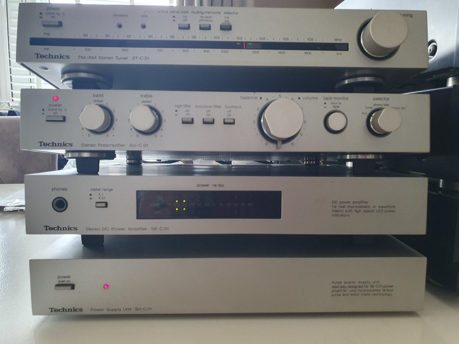 Technics Hifi Set: Tuner, Voorversterker, Eindversterker, Vo, Ophalen, Gebruikt, Overige merken