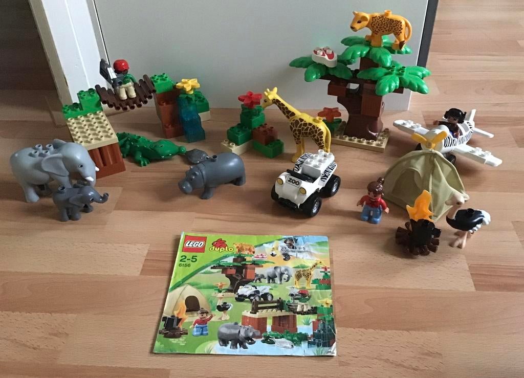 Lego Duplo 6156 Op safari (compleet), Kinderen en Baby's, Speelgoed | Duplo en Lego, Compleet, Ophalen of Verzenden, Zo goed als nieuw