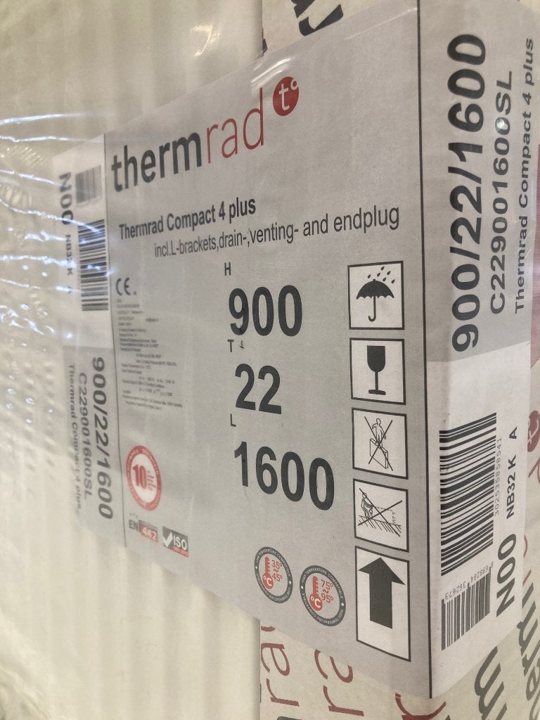 2x Thermrad Compact-4 Plus radiator 900 x 1600 type 22, Radiator, Nieuw, 150 cm of meer, Ophalen of Verzenden