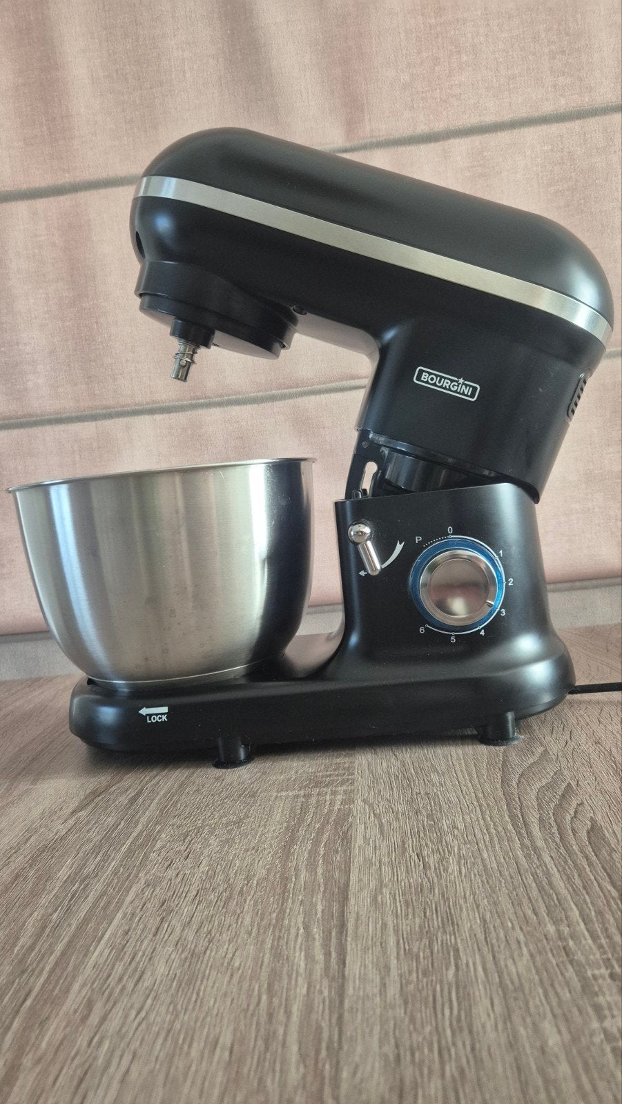 Bourgini Classic Kitchen Chef Keukenmachine (Zwart), 4 liter of meer, Ophalen, Zo goed als nieuw, 3 snelheden of meer