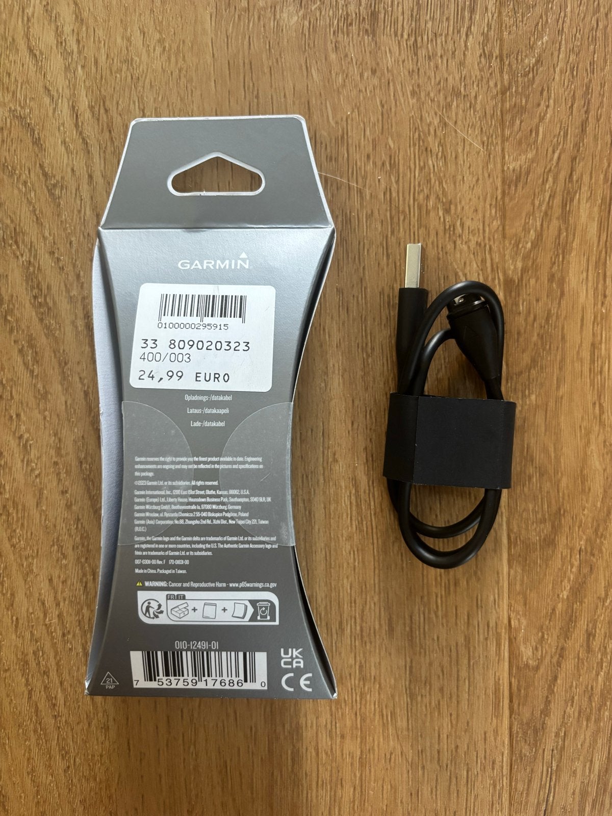Nieuwe Garmin Watch USB Oplaad-/Datakabel (0.5M), Ophalen of Verzenden, Nieuw, Snoer of kabel, Universeel
