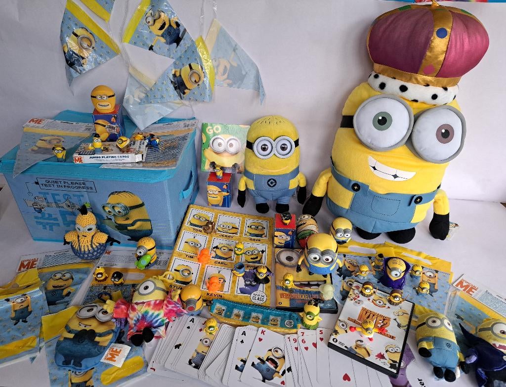 Grote collectie Minions-figurines  64x, Verzamelen, Poppetjes en Figuurtjes, Ophalen of Verzenden, Zo goed als nieuw