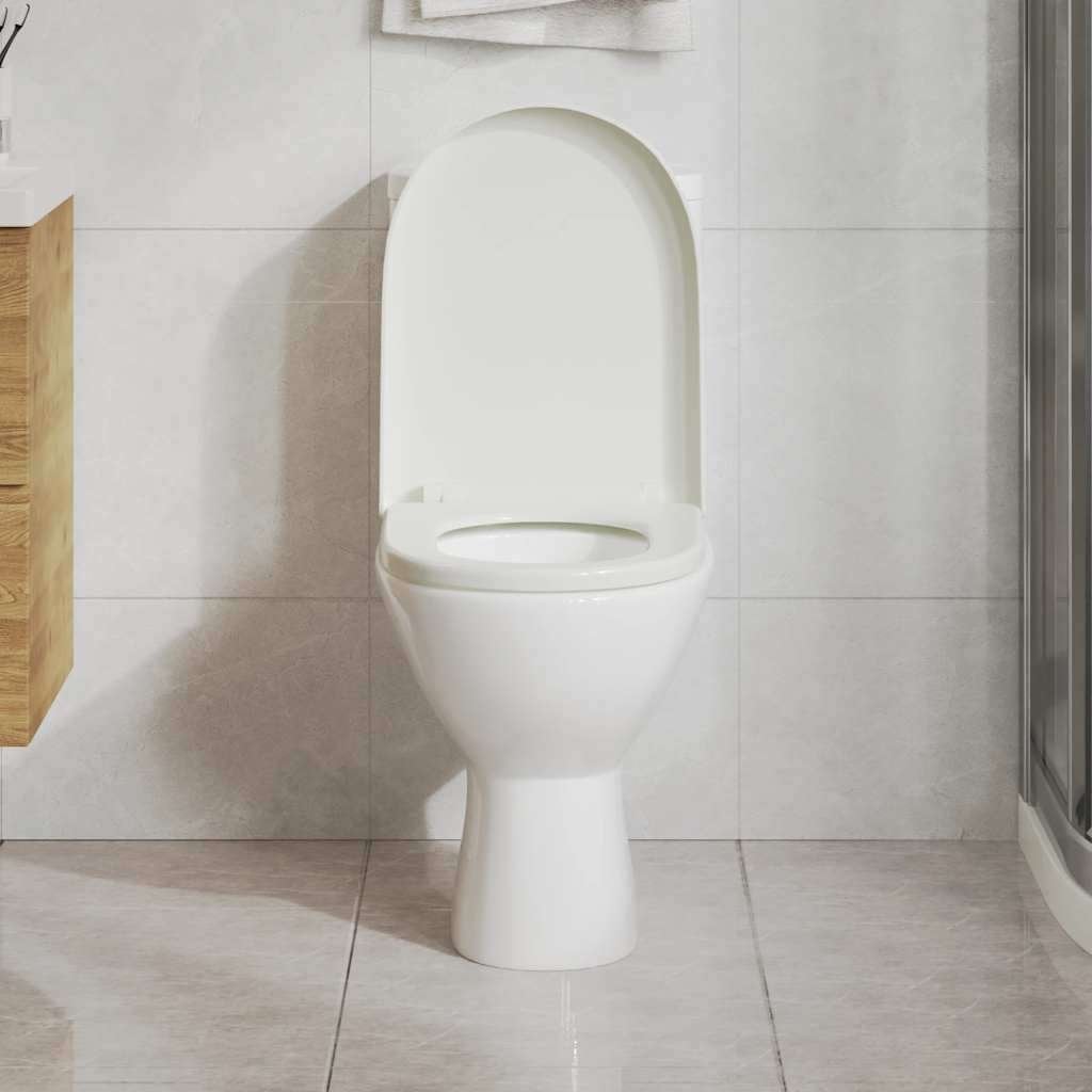 Toiletbril toilet zitting softclose wcbril wit GRATIS BZRGD, Toilet-accessoire, Verzenden, Nieuw, Nvt