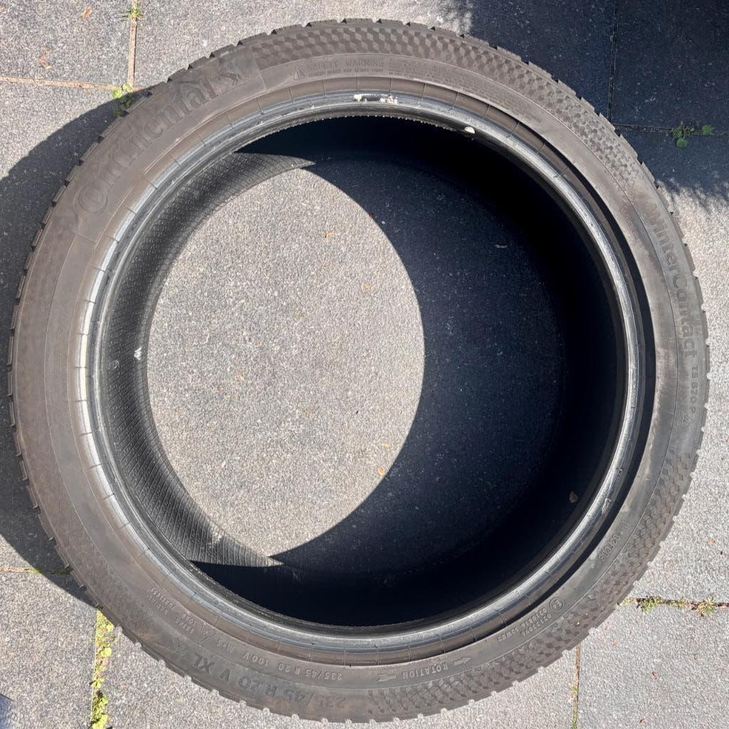 4x Winterbanden 20" Continental WinterContact Lynk & Co 01, Gebruikt, 235 mm, Band(en), Personenwagen