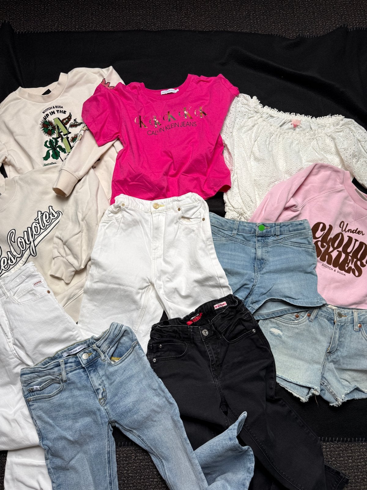 Merk Kledingpakket vingino, calvin klein Jeans, trui 146/152, Verzenden, Gebruikt, Maat 146