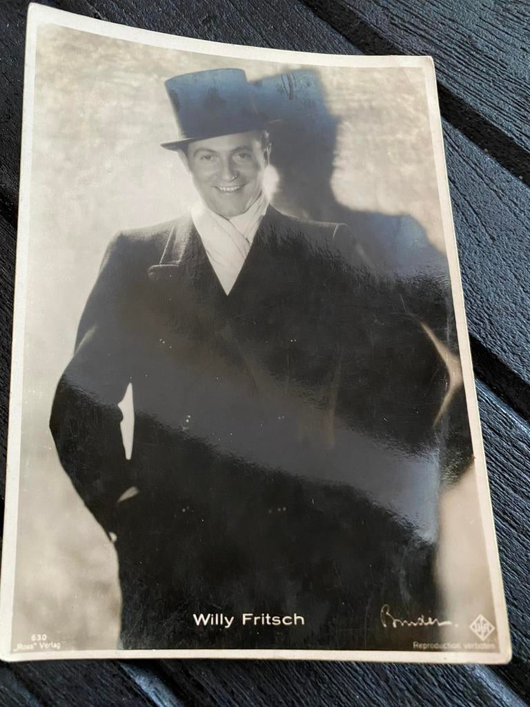 Filmster fritsch, Verzamelen, Ophalen of Verzenden, Voor 1940, Zo goed als nieuw
