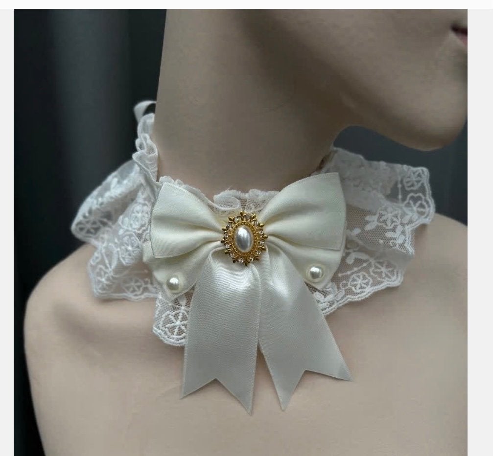 Prachtig kraagje voor Trouw Feest Communie, striksluiting, Nieuw, Ophalen of Verzenden, Accessoires, X