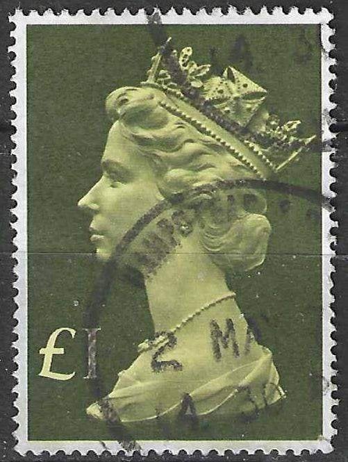 Groot-Brittannie 1977 - Yvert 822 - Queen Elisabeth II (ST), Postzegels en Munten, Verzenden, Gestempeld
