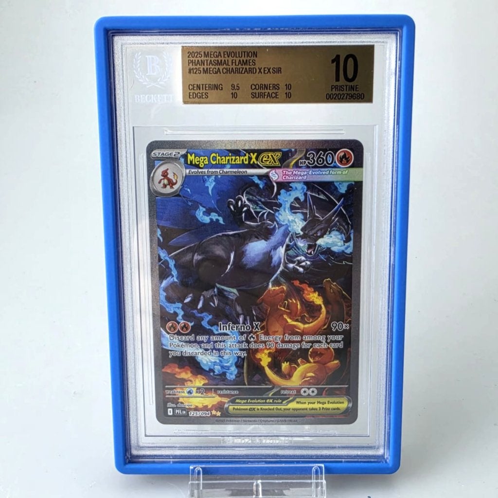 TCG Mega Charizard X ex (PFL 125) BGS 10, Gebruikt