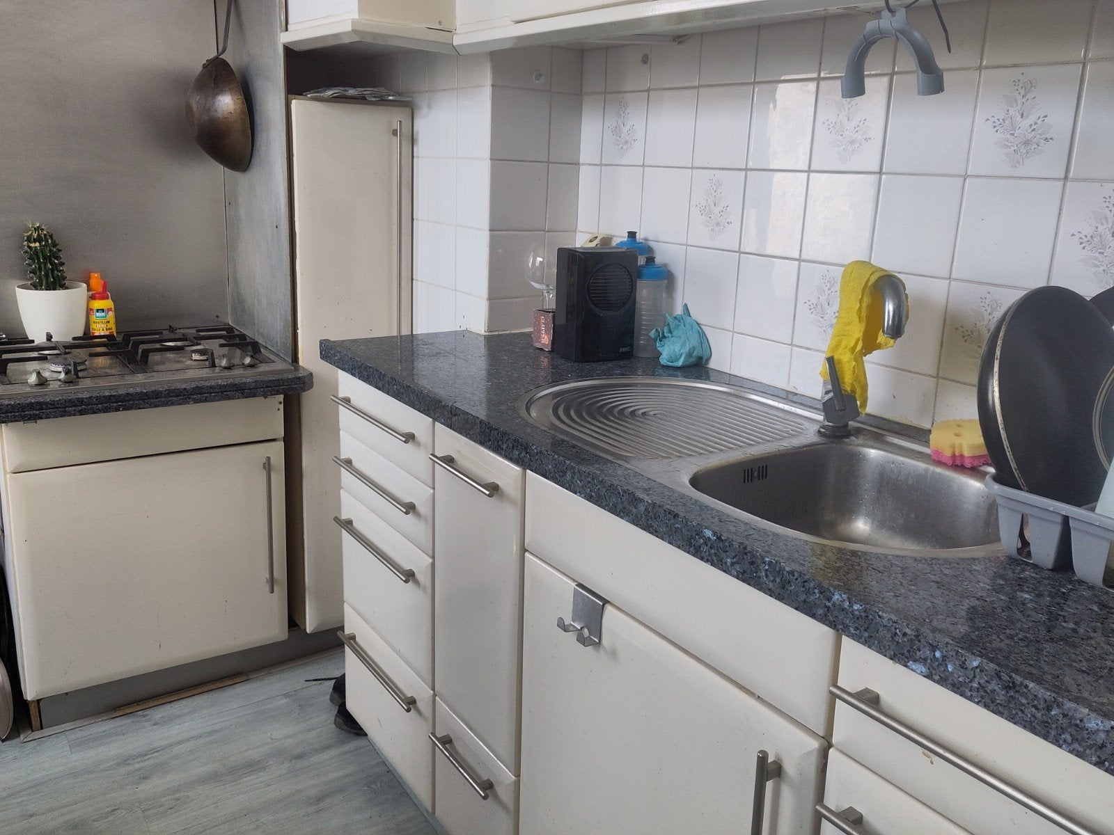 Gebruikte keuken met stenen blad - zelf demonteren, Ophalen, Gebruikt, Graniet of Steen, Enkelwandige keuken