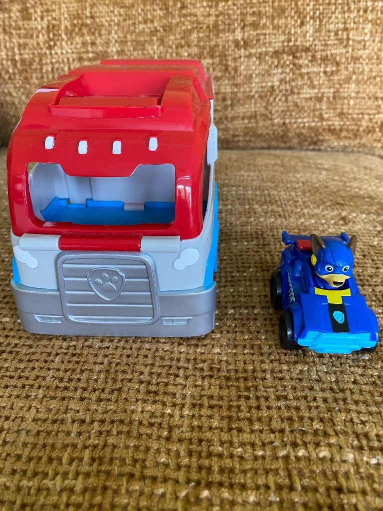 PAW Patrol - Pup Squad Patroller-teamvoertuigmet Chase, Ophalen of Verzenden, Gebruikt