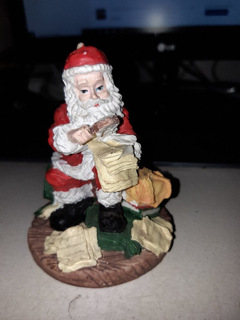 Kerstmanbeeld 9 cm (Z189-40), Diversen, Kerst, Ophalen of Verzenden, Zo goed als nieuw