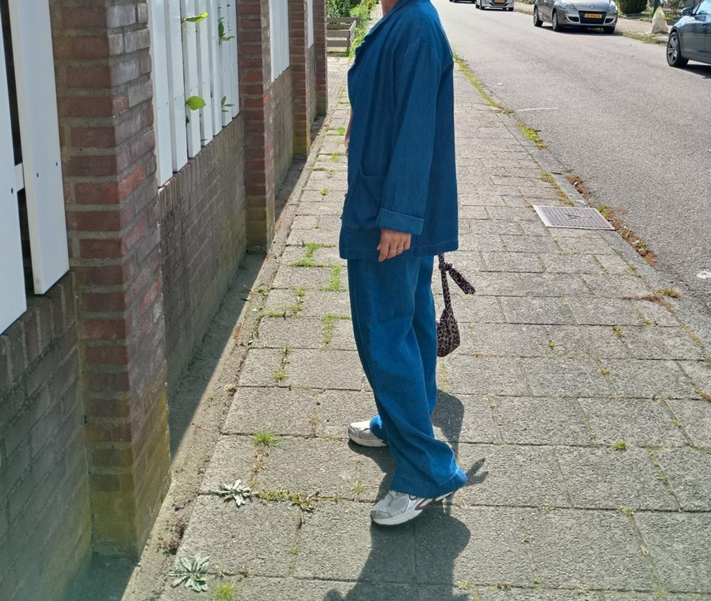 Zara co-ord set / pak, Kostuum of Pak, Blauw, Zara, Maat 42/44 (L)