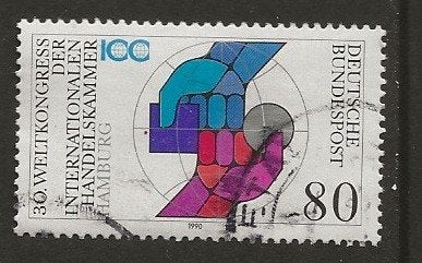 Duitsland 3, handen, Ophalen of Verzenden, BRD, Gestempeld