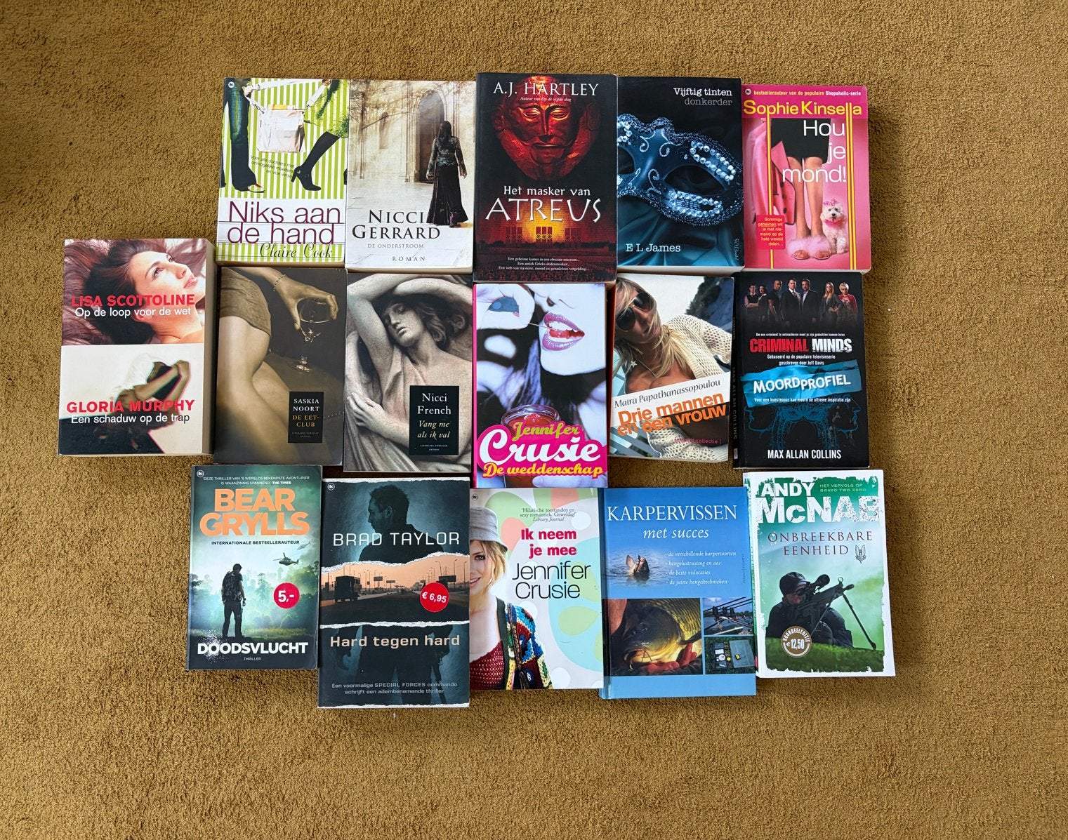 Boekenbundel diverse topthrillers & Romans, Ophalen, Gelezen, Nederland