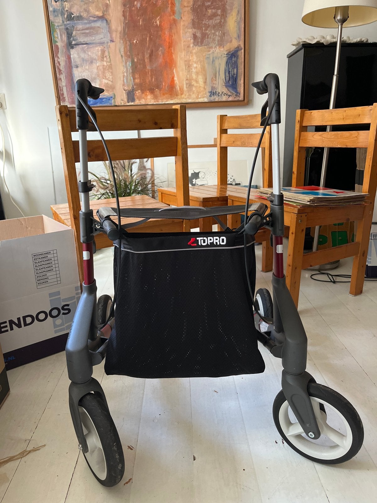 Topro Troja original plus re rollator, Diversen, Ophalen of Verzenden, Lichtgewicht, Zo goed als nieuw