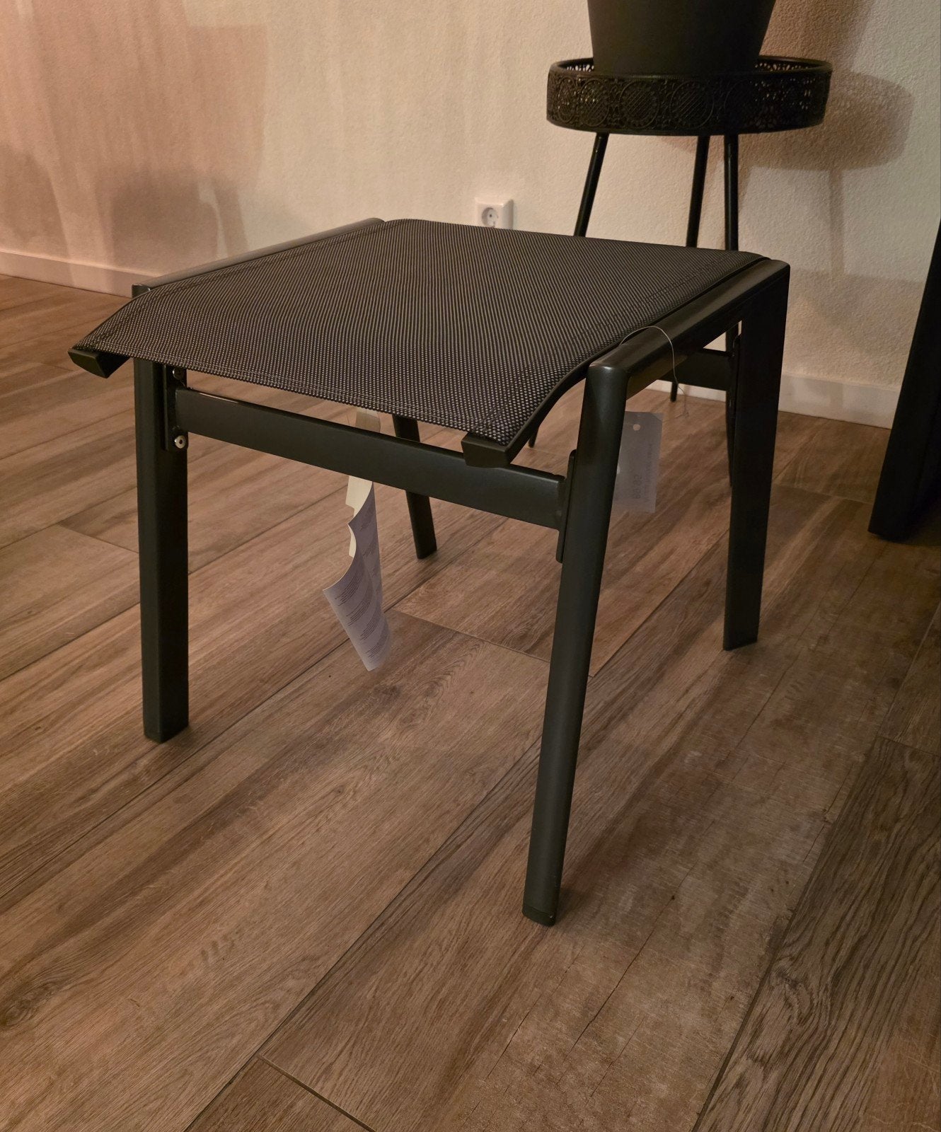 Hartman Aruba tuin voetenbank hocker antraciet NIEUW, Ophalen, Nieuw