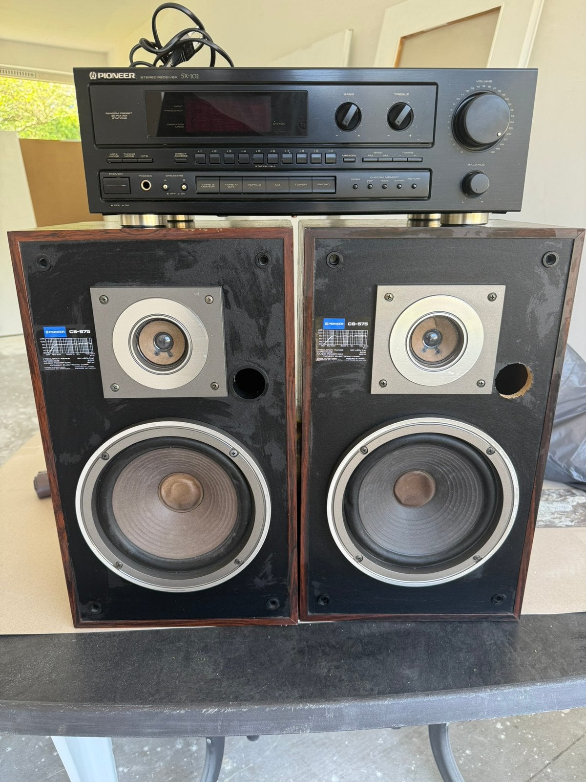 Pioneer SX-102 stereo receiver versterker met tuner, Gebruikt, Losse componenten, Speakers, Ophalen