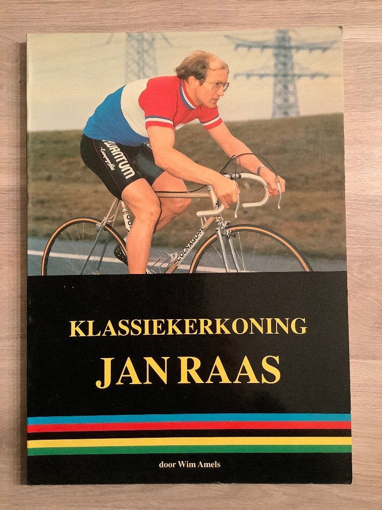 Boek wielrennen - Klassiekerkoning Jan Raas, Lopen en Fietsen, Ophalen of Verzenden, Zo goed als nieuw, Wim Amels