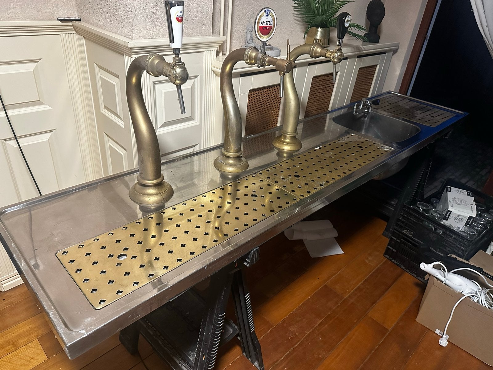 Complete baropstelling met tap en spoelbak, Witgoed en Apparatuur, Ophalen, Gebruikt, Overige merken