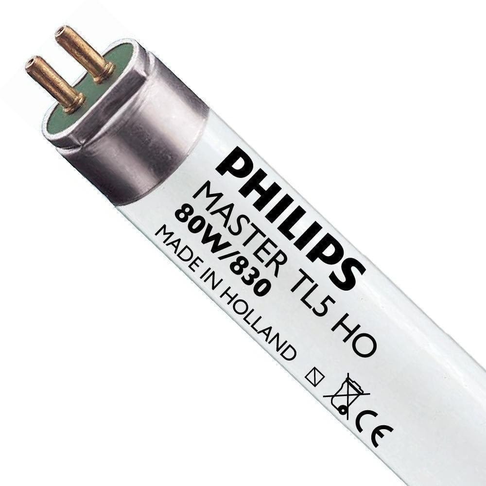 Philips Master TL5 HO 80W/830 Ho XTRA | 145cm | TL buis, G13 (TL), 60 watt of meer, Nieuw, TL-buis