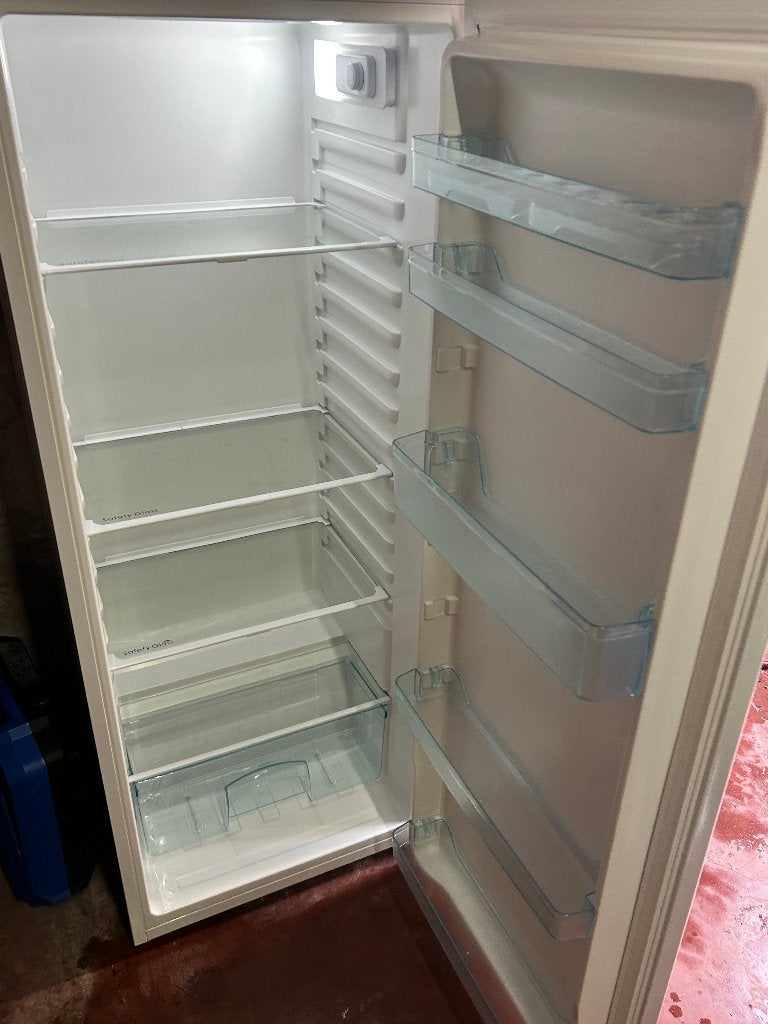 Koelkast | 240 liter | glas | LED | Exquisit, Ophalen, 200 liter of meer, 140 tot 160 cm, 45 tot 60 cm