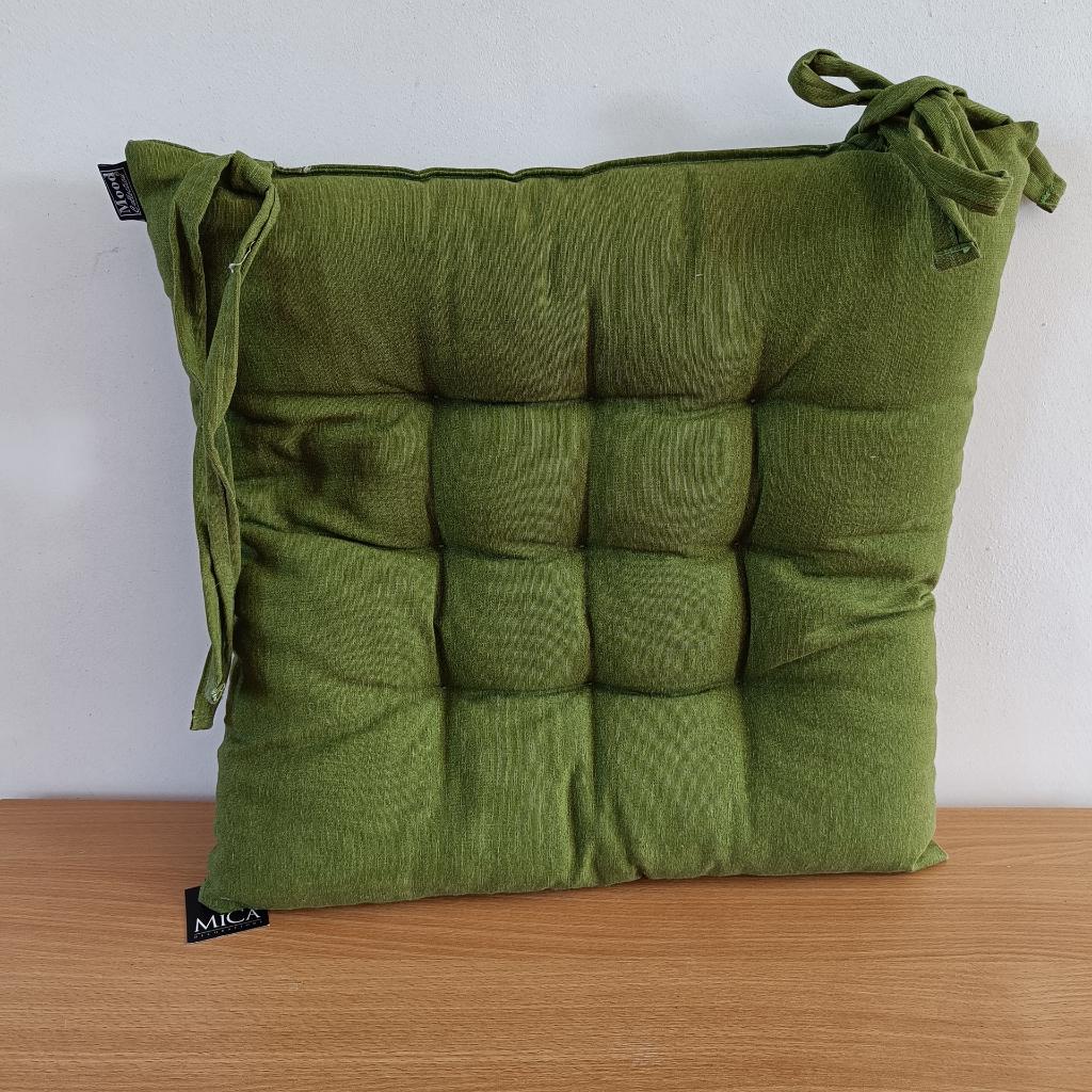 In The Mood | Como Chair Kussen | Groen | 46x46x7cm