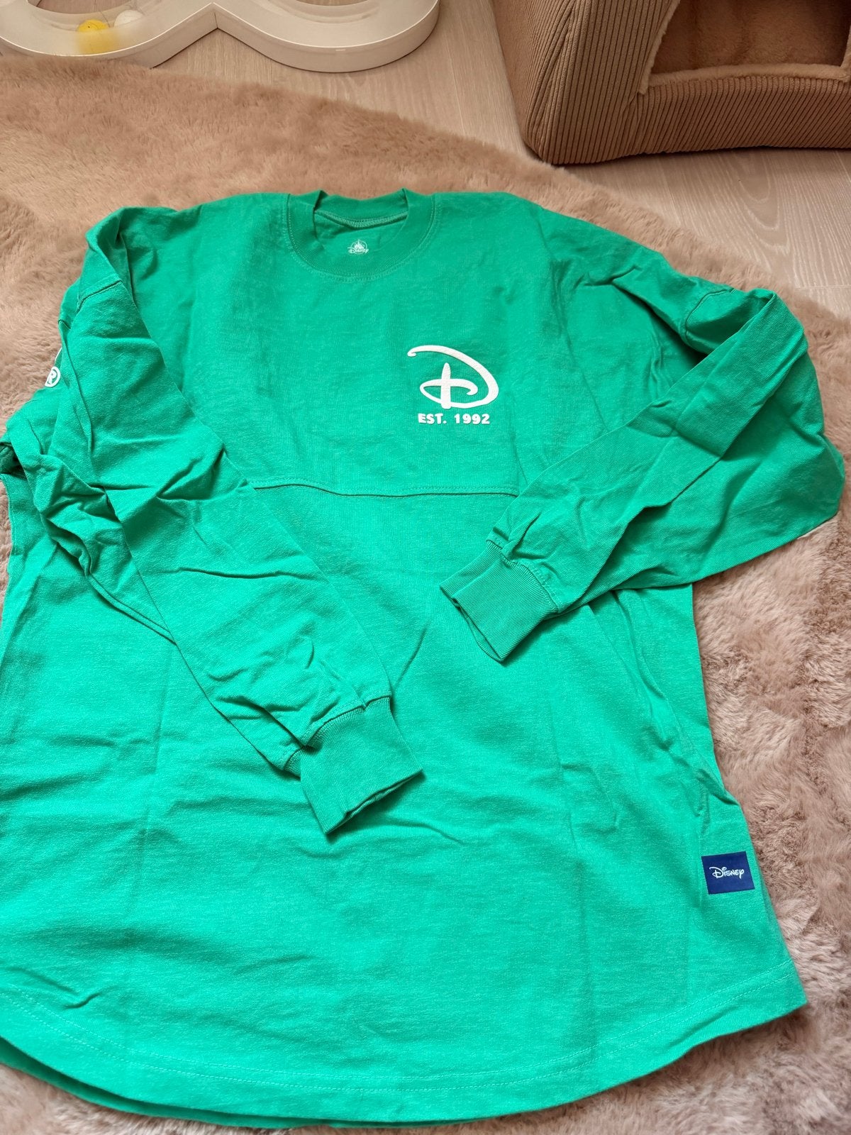 Disney Spirit Jersey Disneyland Parijs Groen Maat S, Ophalen of Verzenden, Zo goed als nieuw, Lange mouw, Maat 36 (S)