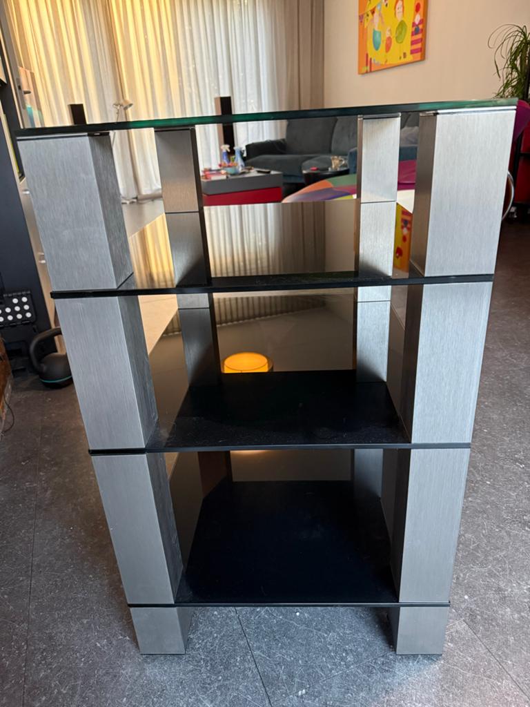 Spectral HSL 614 audiomeubel - Stijlvol en functioneel, Ophalen, Gebruikt, 50 tot 100 cm, Glas