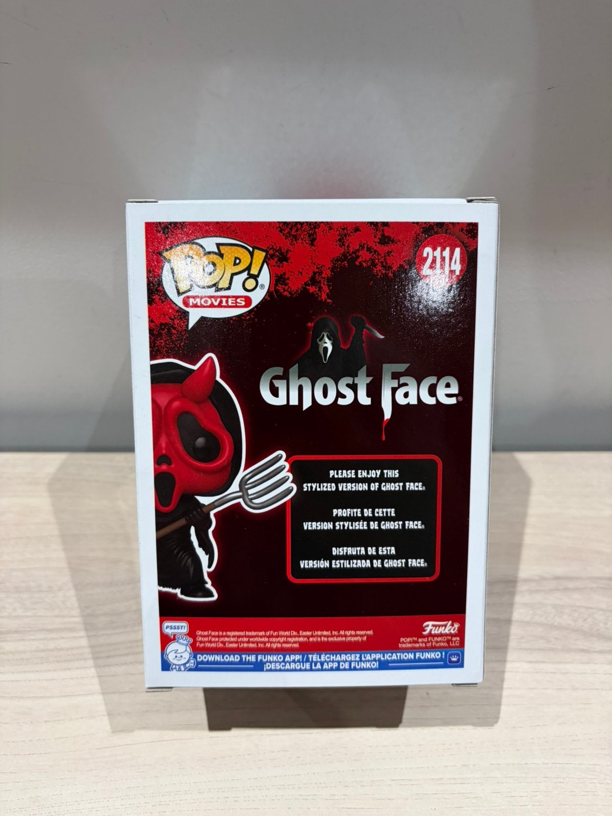 Funko Pop! Ghost Face #2114 Devil Ghost Face Special Edition, Funko Europe, Nieuw, Ophalen of Verzenden, 4th floor, 1 Queen Caroline St, London W6 9YN, Verenigd Koninkrijk