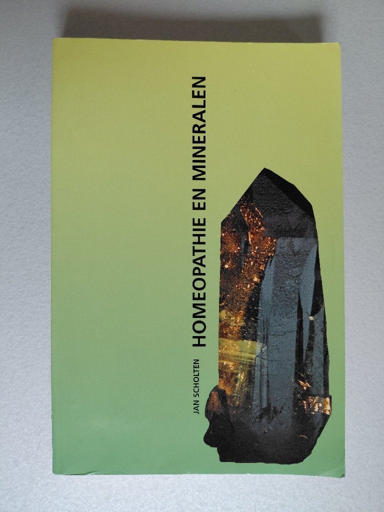 Homeopathie en Mineralen - Jan Scholten., Ophalen of Verzenden, Beta, Gelezen, HBO