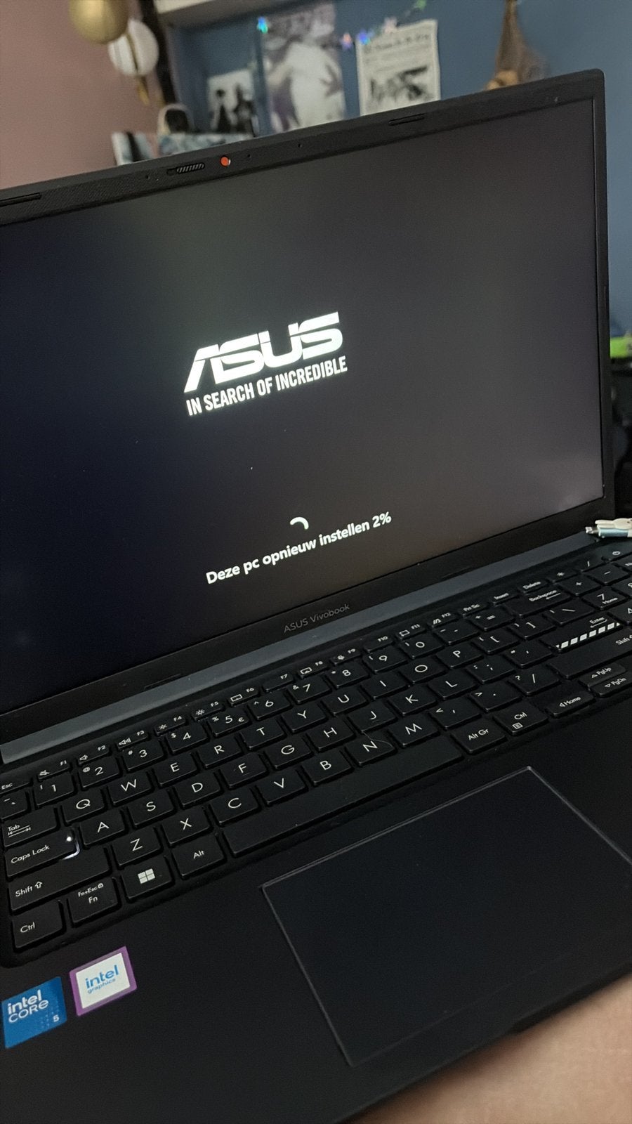 Laptop asus vivobook, Computers en Software, Ophalen, Zo goed als nieuw, 15 inch, 2 tot 3 Ghz