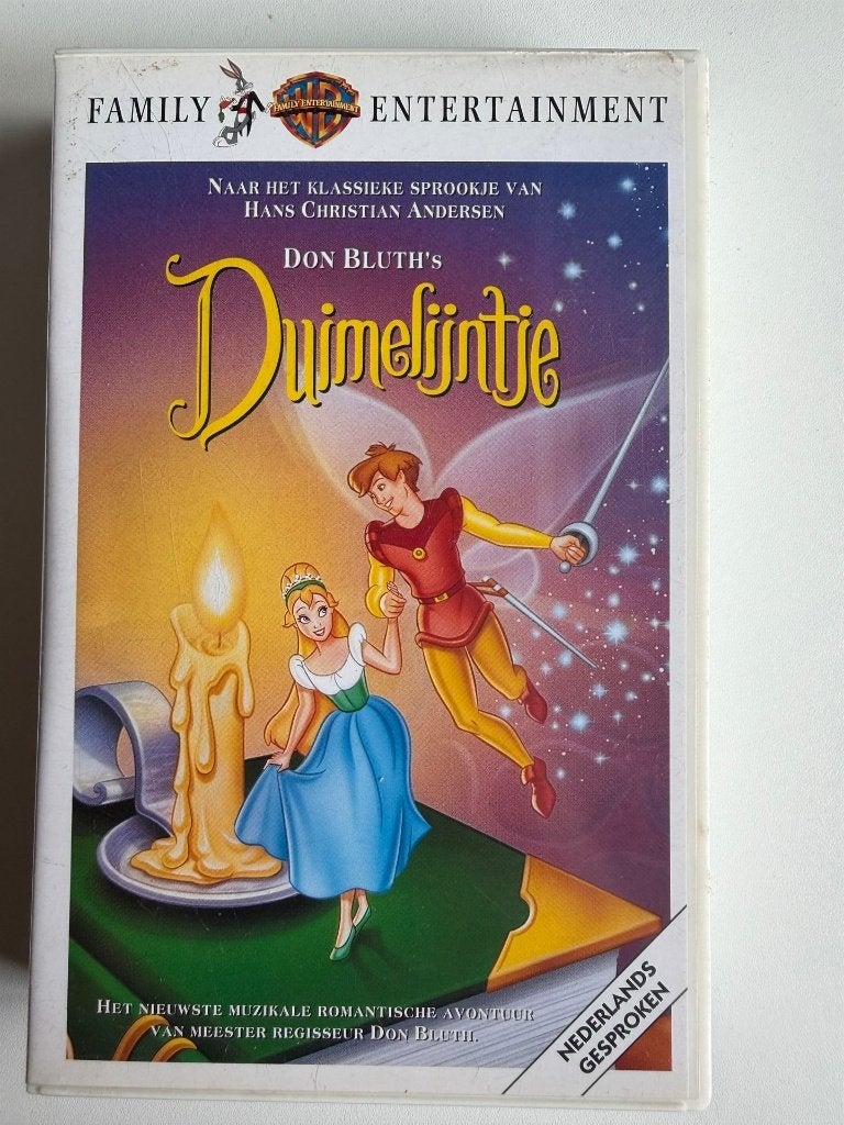 Duimelijntje (1994) VHS | Actie 5=4, Alle leeftijden, Ophalen of Verzenden, Zo goed als nieuw, Overige typen
