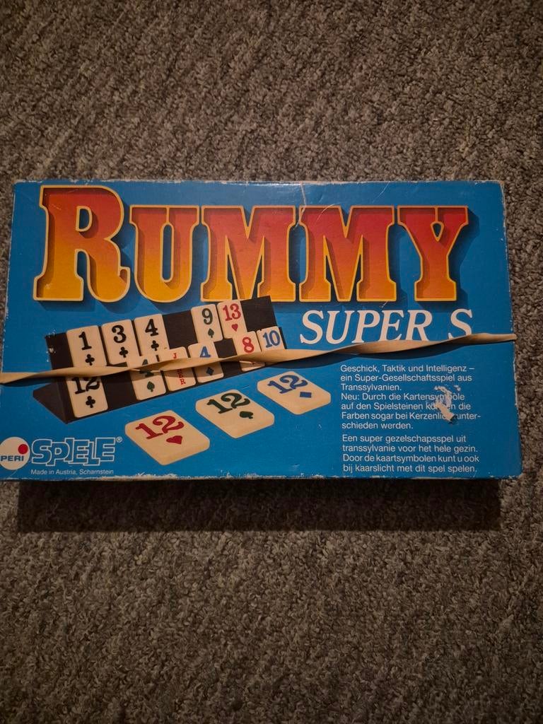 Rummy Super S Gezelschapsspel - Peri Spiele, Drie of vier spelers, Ophalen, Gebruikt, Peri Spiele