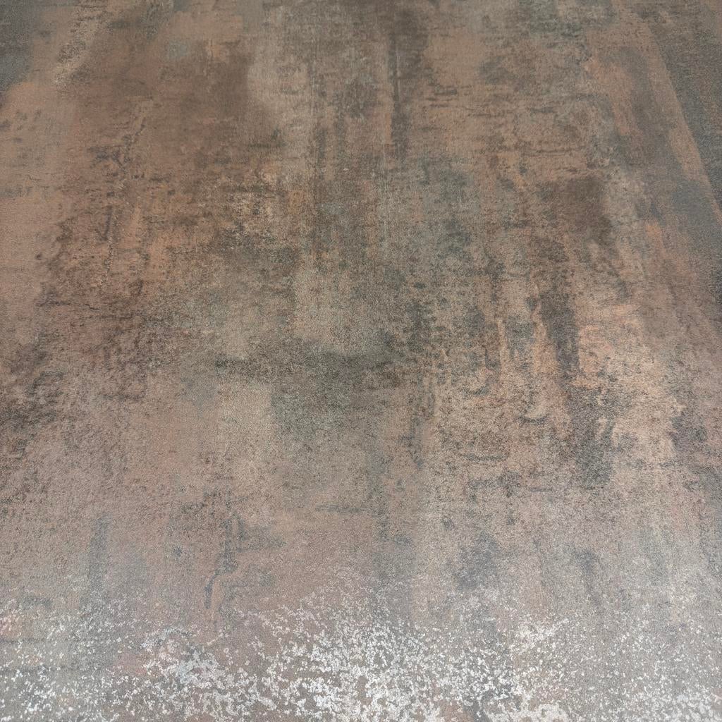 Ronde eettafel HPL Roest 110cm - Direct Leverbaar, Rond, Ophalen of Verzenden, Zo goed als nieuw, Info@betaalbaar-design.nl