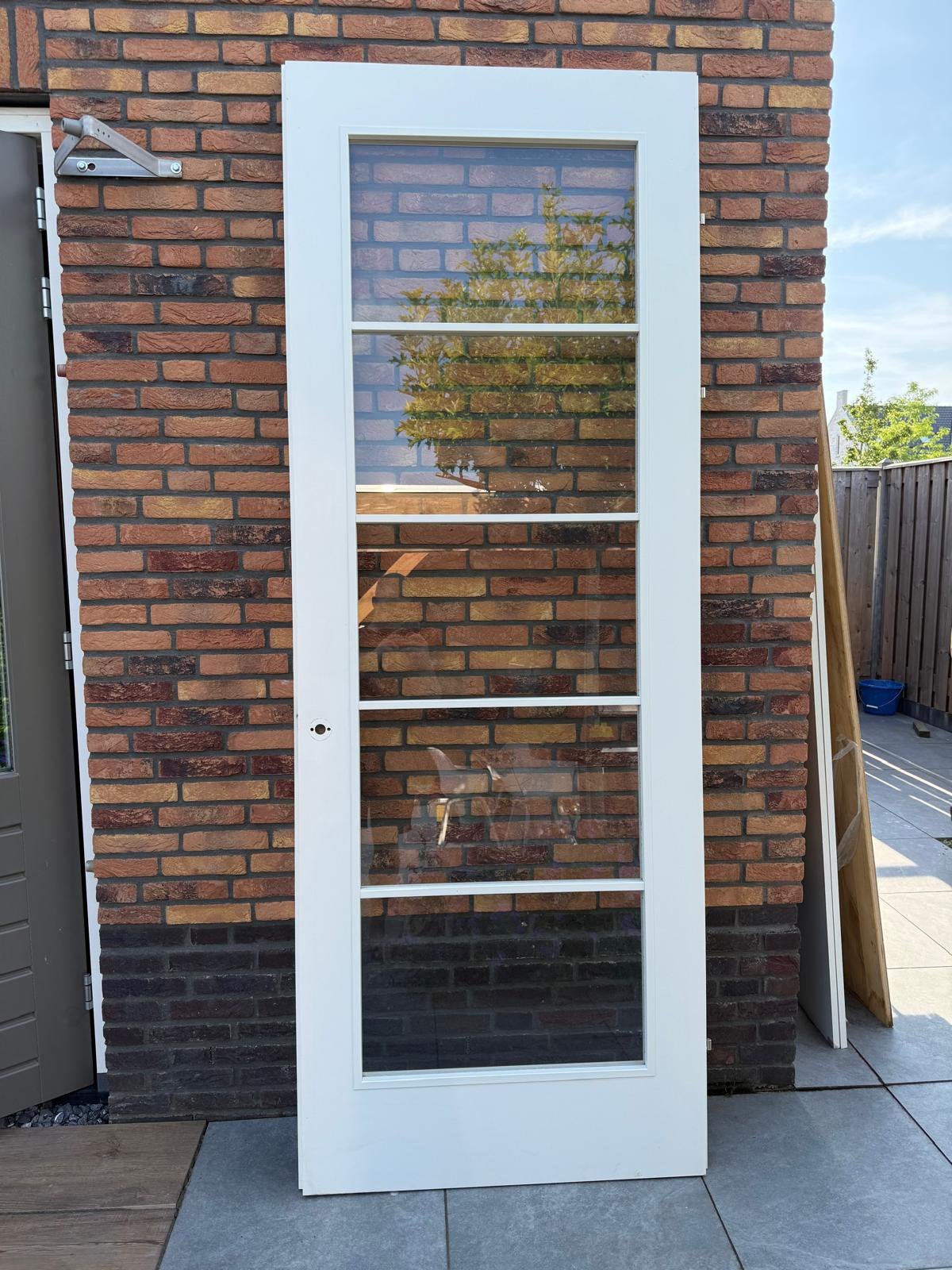 Binnendeur, Ophalen, 215 cm of meer, Binnendeur, Glas