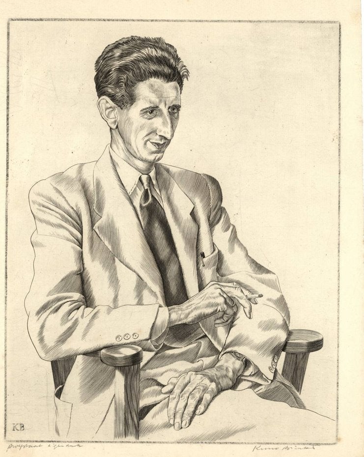 Kuno Brinks - kopergravure van Jan Odé, Ophalen of Verzenden, Gravure