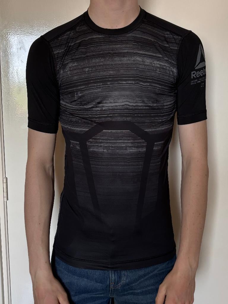 sportshirt Reebok - Shirt - zwart - Maat L - Activchill, Maat 52/54 (L), Zwart, Ophalen of Verzenden, Zo goed als nieuw
