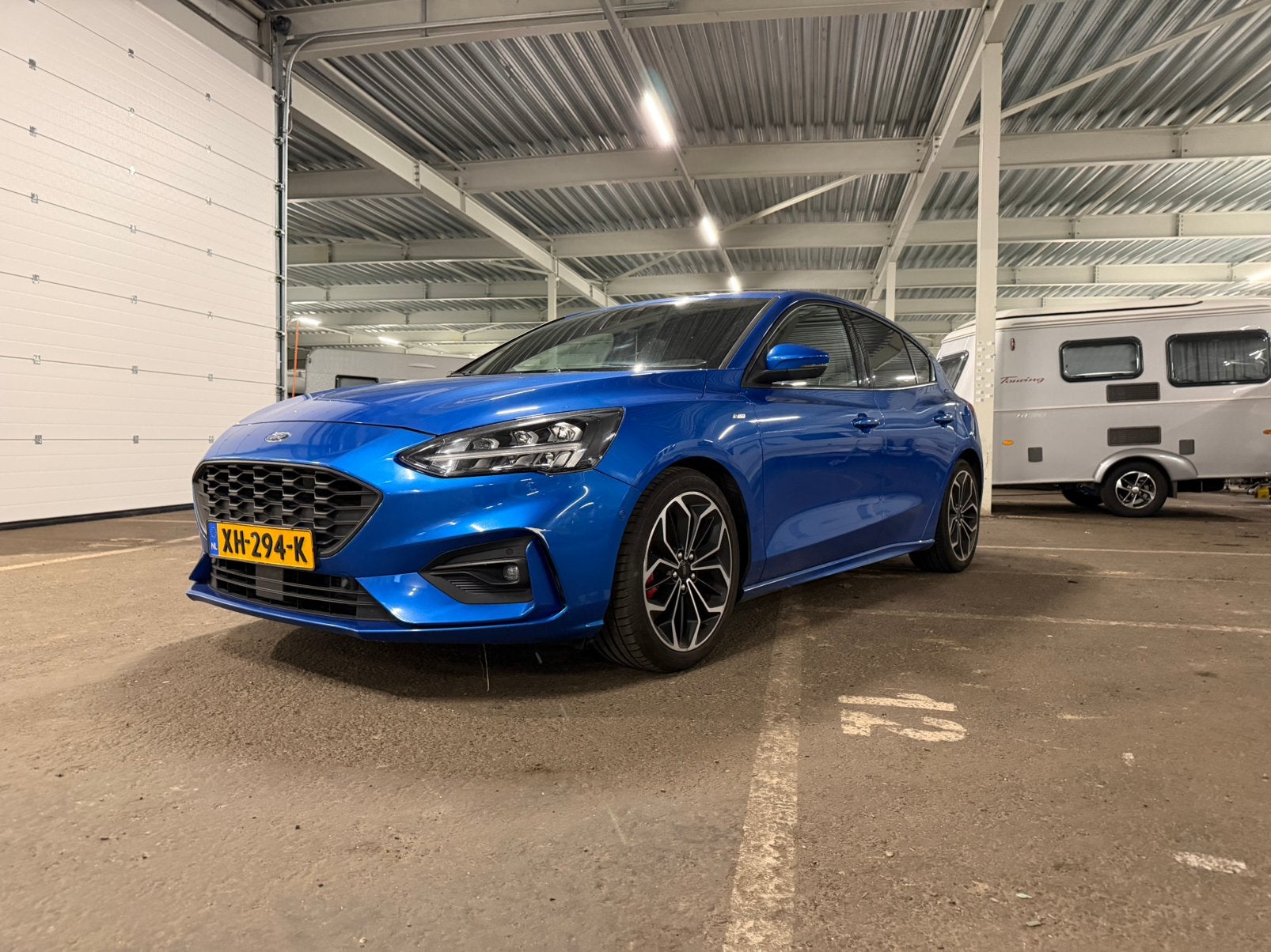 Ford Focus 1.0 Ecoboost 125pk 2018 Blauw letop motorprobleem, 125 pk, Blauw, Origineel Nederlands, Bedrijf