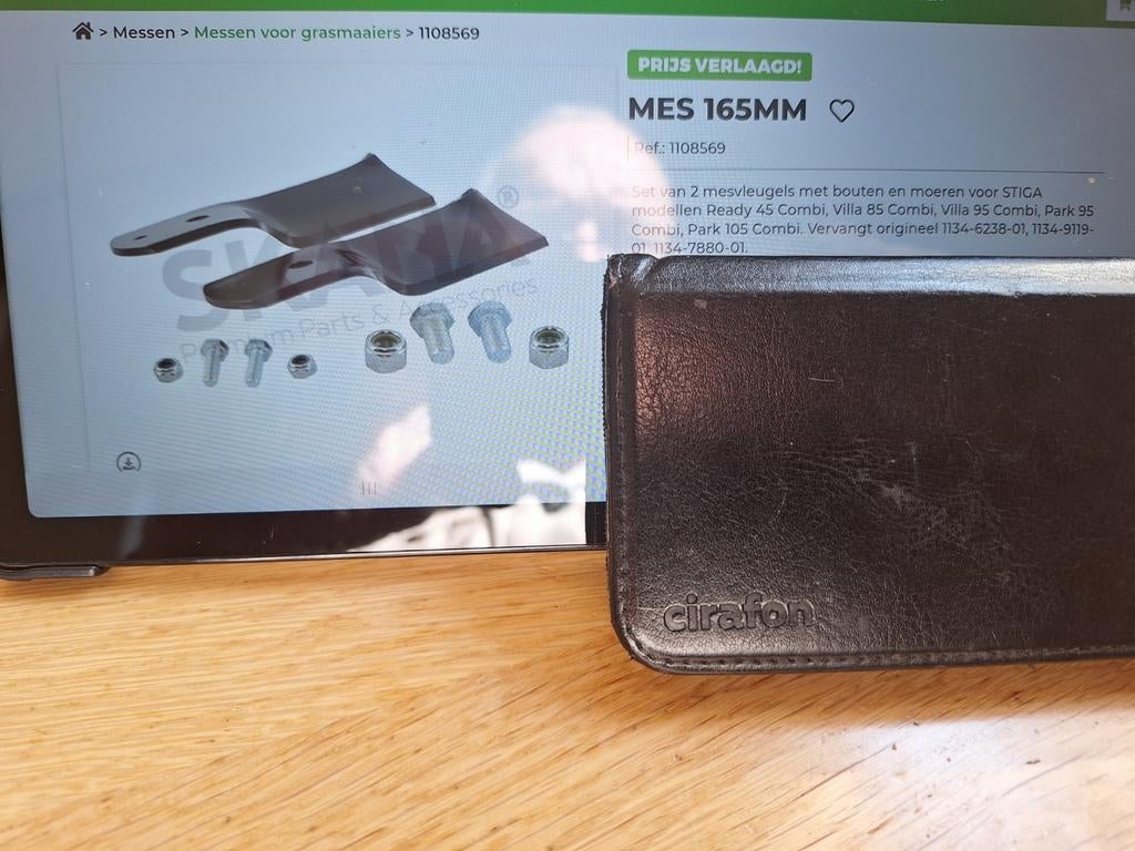 Set messen voor Stiga combi dek ,4 stuks, Ophalen of Verzenden, Nieuw, 50 cm of meer